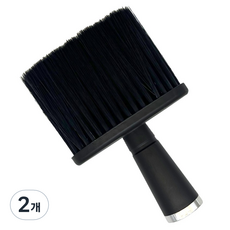 그레이거 바버샵 고급 머리카락 넥브러쉬, 2개, 블랙