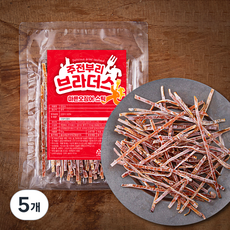 리프레쉬 주전부리 브라더스 마른오징어 스틱, 80g, 5개