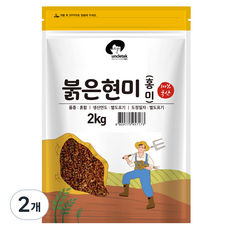 엉클탁 붉은현미, 2kg, 2개