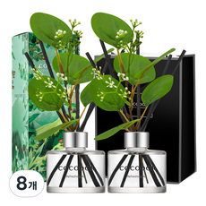 코코도르 포레스트 디퓨저 + 쇼핑백, 리프레싱에어, 120ml, 8개