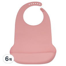 Goodsome 成人用加大防水圍兜 27 x 44 cm, 粉色, 6個