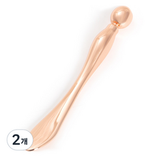 페이스 롤러 괄사 스틱, 로즈골드, 2개