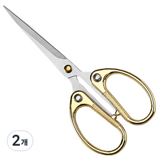 Anys 多用途不鏽鋼剪刀 大, 金色, 2個
