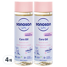 사노산 2.0 베이비 피부 보습 마사지 케어오일, 4개, 200ml