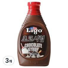 리고 초코 시럽, 585g, 3개