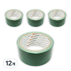 엠파이어 고급형 컬러 면테이프 45mm x 10m 녹색, 12개
