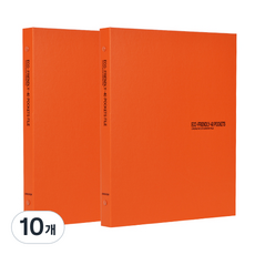 ECO Chungwoon Eco 透明文件夾 40頁 A4, 橘色, 10個