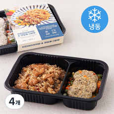 마시뜨랑 치킨데리야끼밥 & 깻잎동그랑땡 (냉동), 250g, 4개