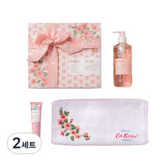 캐스키드슨 카시스&로즈 핸드케어 4종세트 핸드워시300ml + 핸드크림30ml + 핸드타월 + 선물포장, 2세트