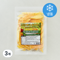 지엔씨푸드 싱싱 망고 슬라이스 (냉동), 3개, 1kg
