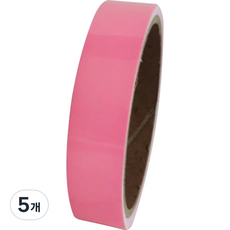 DITREE 夜光反光膠帶, 5個, 粉紅色