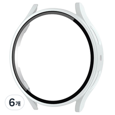 아이엠판다 갤럭시워치 액정보호 하드 풀커버 케이스 40mm, 화이트, 6개