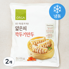 ORGA 얇은피 깍두기만두 (냉동), 2개, 480g