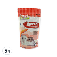 테이사 벤토나이트 사과 화장실모래, 1kg, 5개