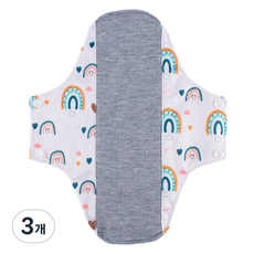 행복드림 누출방지 세탁 가능한 위생패드 타입1, 3개, 1개입, M(20 x 23 cm)