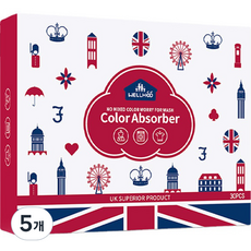 Merry Guild 防串染洗衣紙, 5個, 30入