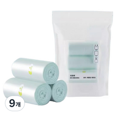 오름데이즈 반려동물 일회용 쓰레기봉투 소형 30 x 38 cm, 3 블루, 9개, 90개입