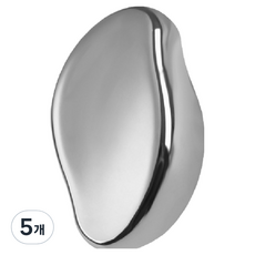 로그로 스톤 발각질 제거기 실버 6 x 10 cm, 65g, 5개, 1개입