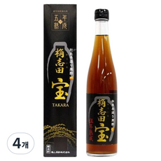 카쿠이다 5년 숙성 현미흑초, 500ml, 4개