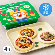 뽀로로 DIY 콤비네이션 피자 (냉동), 320g, 1개입, 4개