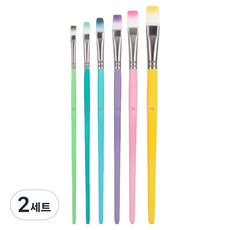 Lumion我也能成為畫家馬卡龍筆組 多功能, 2套, 2號、4號、6號、8號、10號、12號