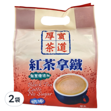 MOCCA 摩卡 紅茶拿鐵 無糖, 20g, 15包, 2袋