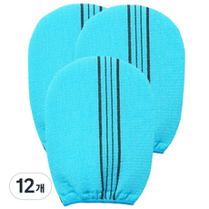 지비비 때밀이 목욕 이태리 타월, 블루, 1개입, 12개