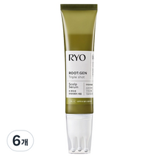려 루트젠 탈모케어 트리플샷 두피리페어 헤어세럼, 60ml, 6개