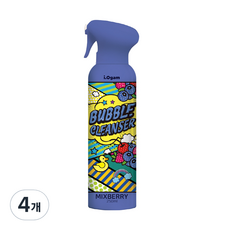 아이오감 버블클렌저 믹스베리향, 250ml, 4개