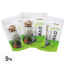 천연국물 표고버섯 다시팩, 39g, 9개