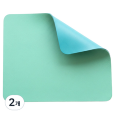 雙面兩用大型滑鼠墊 30 x 24 cm, 薄荷綠, 2個