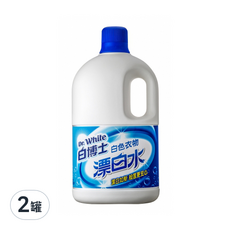 Dr.White 白博士 漂白水 白色衣物, 2kg, 2桶