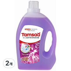 Tamsaa 高濃縮液體洗衣精 紫色, 3L, 2瓶