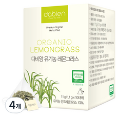 dabien 檸檬香茅茶茶包, 10片, 1.1g, 4個