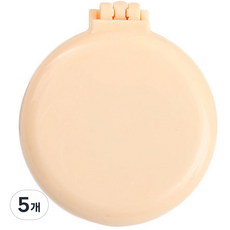 Rosae 馬卡龍小熊與兔子氣墊鏡梳, 透明米色, 5個