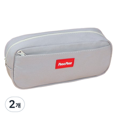 特別商店 國高中生大容量帆布筆袋收納包, 灰色, 2個