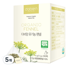 다비앙 유기농 펜넬 차, 1.1g, 5개, 10개입