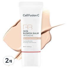 셀퓨전씨 스킨 블레미쉬 밤 인텐시브 비비크림, 라이트, 30ml, 2개