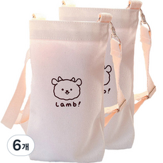 Lifegraphy 可愛動物水瓶袋 環保袋, 6個, 羊