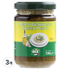 GIA 奇亞 羅勒青醬, 130g, 3個