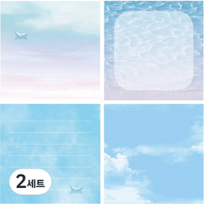 TokTok Fancy 夢幻感性便條紙 4件組, 2套, 帆船