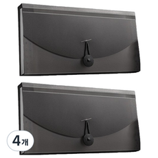 포텐키트 데일리 아코디언파일 26.3 x 14 cm, 블랙, 4개