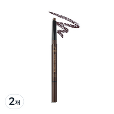 HOLIKA HOLIKA Wonder Drawing 24h自動眉筆AD, 02深棕色, 2個