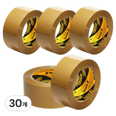 Sinil Tape 封箱膠帶 厚度 57mic x 寬度 48mm x 長度 40m, 黃色, 30個