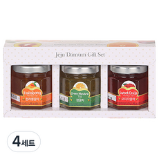 제주담움 꿀차 3종 선물세트, 한라봉꿀차 50g + 오미자꿀차 50g + 청귤차 50g, 4세트