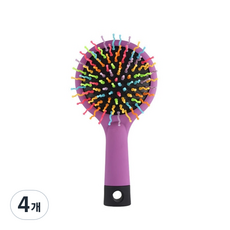 The Whale 彩虹鏡面髮梳, 紫色, 4個