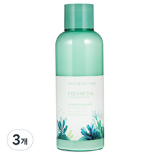 네이처리퍼블릭 폴리네시아 라군워터 하이드로 에멀젼, 180ml, 3개