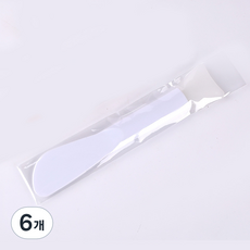 주앙오브제 스톰 실리콘미용브러쉬, 02 흰색 opp 가방, 6개