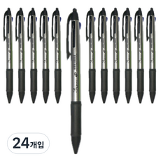 feel luck Trident 3色觸控原子筆 1.0mm, 灰色, 24入