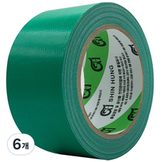 신흥테이프 라바 청면테이프 48mm X 25M, 6개